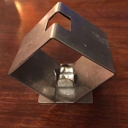 Kerzenhalter aus Edelstahl für eine Marskerze