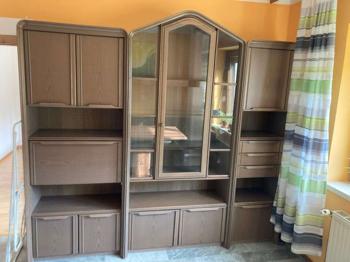 Kasten 3-teilig mit Glastür