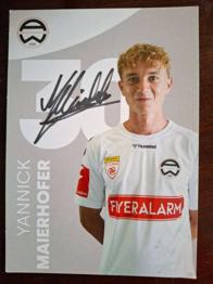 Autogrammkarte Yannick Maierhofer (Admira Wacker)