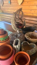 Verschiedene Pflanztöpfe