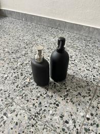 Seifenspender IKEA, schwarz/ grau