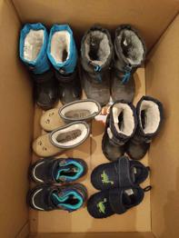 Winterstiefel, Schuhe, Patschen Gr. 23-24