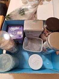 Dekoschnee und Dekosteine