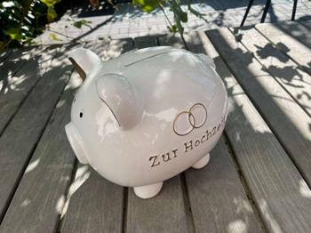Sparschwein zur Hochzeit