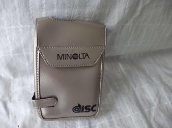 Foto Kamera Tasche Minolta, Disc-Case, Softcase, Farbe: silber