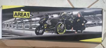 AREA1 Motorrad Rückspiegel mit LED blinker