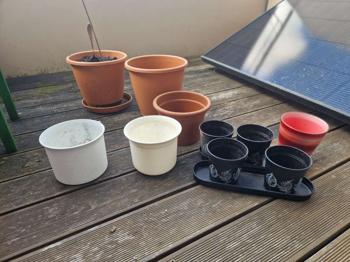 Diverse Blumentöpfe