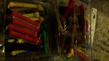 Dauerwellenwickler in verschiedenen Stärken