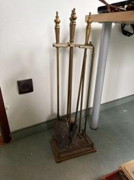 Rustikales Kaminbesteck