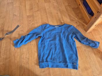 Blauer Pullover