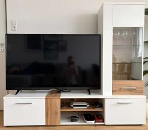 (reserviert) Wohnwand (TV-Bank + Vitrine)