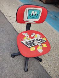 Kinder-Drehstuhl mit Retro-Design