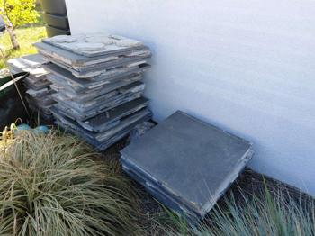 Terrassenplatten 60x60 cm grau