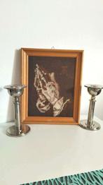 Gobelin Stickbild Albrecht Dürer betenden Hände Handarbeit