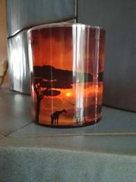 stimmungsvolles Kerzenglas