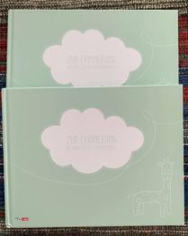 2x Buch: Zur Erinnerung an deine ersten Lenensmonate