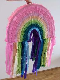 Riesige Piñata Regenbogen