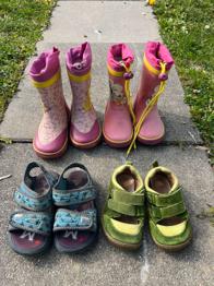 Div Sandalen und Gummistiefel gr. 21