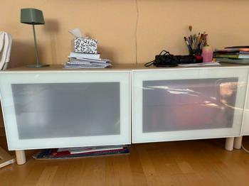 2x Ikea Besta TV Bank