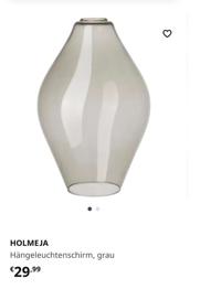 Glas Lampenschirm von Ikea