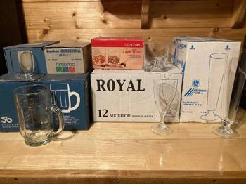 Gläser zu verschenken, für Wein, Bier, Sekt ....