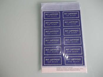 Luftpost Sticker