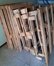 (reserviert) Holzkisten, schon zerlegt, reserviert für Johann