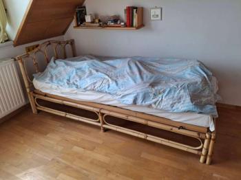 Einzelbett aus Bambus