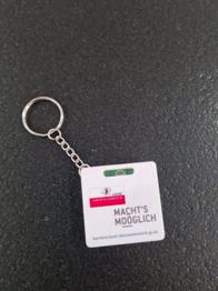 Land OÖ Schlüsselanhänger mit Maßband, Stift und Wasserwaage