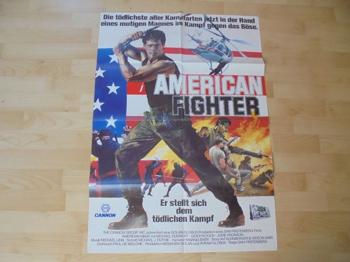 (reserviert) AMERICAN FIGHTER (Kino-Videothekenplakat)