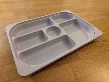 TROFAST Aufbewahrungskasten mit Fächern, 42x30x5 cm