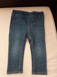 Stoff-Jeans Gr. 74/80