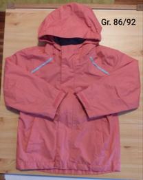 2 in1 Windjacke, Übergangsjacke für Mädchen Gr. 86/92 (passt bis 98!)
