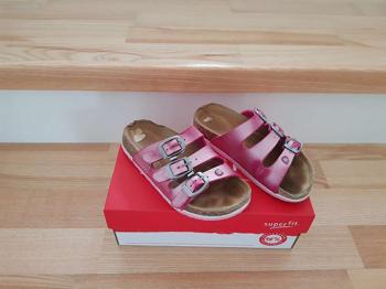 Superfit Mädchen Fussbettpantoffel Gr. 30