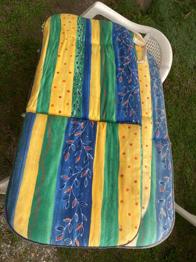 Garten Auflage für Sessel 3 Stück