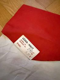 (reserviert) Stoffreste Leder Chiffon Satin Jersey