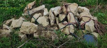 Bauschutt, Betonbruch, Betonstücke, Recyclingmaterial